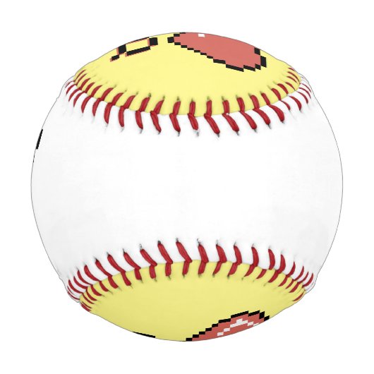 Heart Queen Black Kontur Baseball (Rückseite)