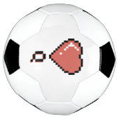 Heart Queen Black Kontur Fußball (Gedreht)