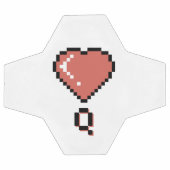 Heart Queen Black Kontur Fußball (Flach)