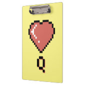 Heart Queen Black Kontur Klemmbrett (Links)