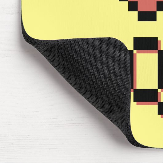 Heart Queen Black Kontur Mousepad (Ecke)