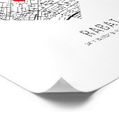 Heart Rabat City Map (Marokko) Poster (Ecke)