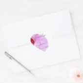 Heart Radiant Orchid Wedding Stickers (Umschlag)