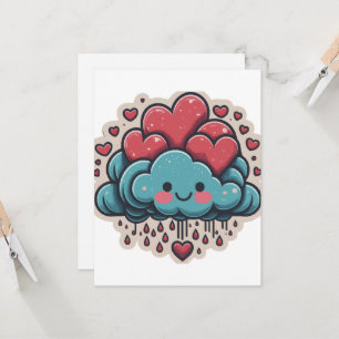 Heart Rain Cartoon