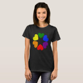 Heart Rainbow Flag LGBT Gay Pride Month Support LG T-Shirt (Vorne ganz)