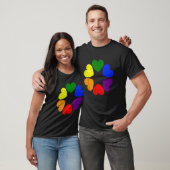 Heart Rainbow Flag LGBT Gay Pride Month Support LG T-Shirt (Unisex)