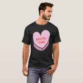 Heart Rectal Tube Nurse Life Valentines Day Women T-Shirt (Vorne ganz)
