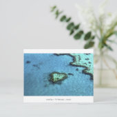 Heart Reef - Australia Postkarte (Stehend Vorderseite)