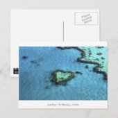 Heart Reef - Australia Postkarte (Vorne/Hinten)
