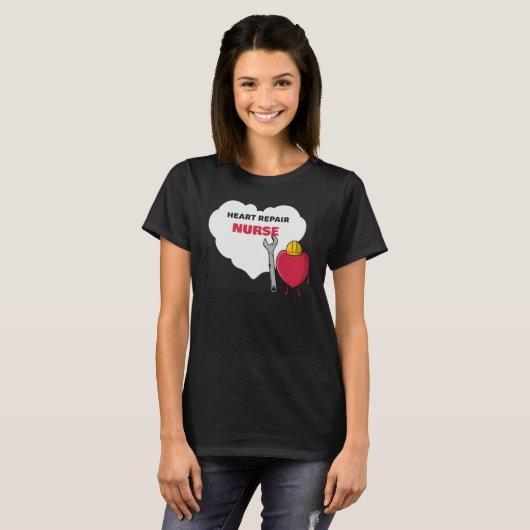 Heart Repair Nurse Cardiac Care Team  Idea T-Shirt (Vorne ganz)