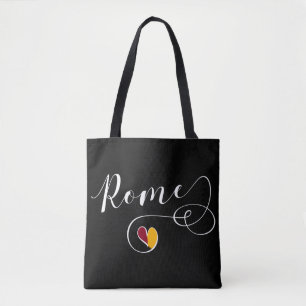 Heart Rome Flaggen Lebensmitteltasche, Italienisch Tasche