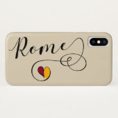 Heart Rome Mobile Phone Case, Italien Case-Mate iPhone Hülle (Rückseite (Horizontal))