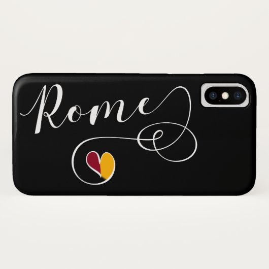 Heart Rome Mobile Phone Case, Italien Case-Mate iPhone Hülle (Rückseite (Horizontal))