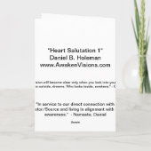 Heart Salutation 1 Karte (Rückseite)