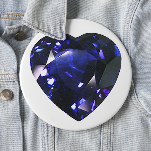 Heart Sapphire Blue Button (Beispiel)