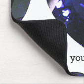 Heart Sapphire Blue Mousepad (Ecke)