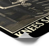 Heart Says T Knees Say Balcony  Poster (Ecke)