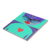 Heart Selfie Fliese (Seite)