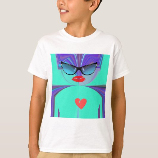 Heart Selfie T-Shirt (Vorderseite)