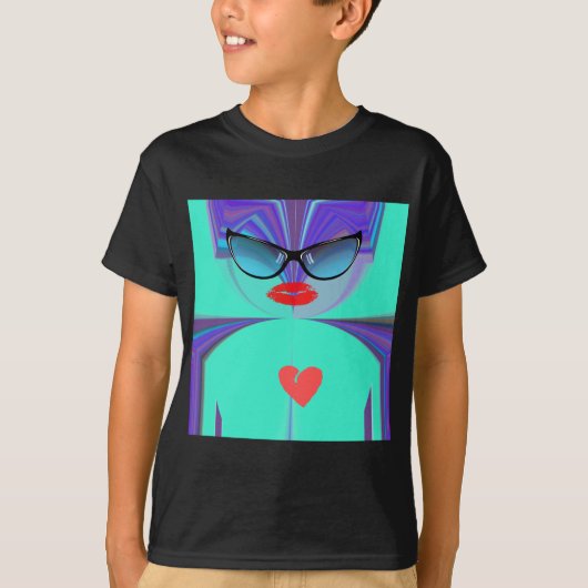 Heart Selfie T-Shirt (Vorderseite)