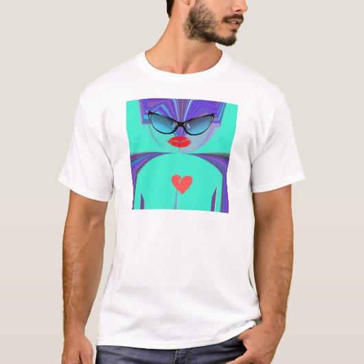 Heart Selfie T-Shirt (Vorderseite)