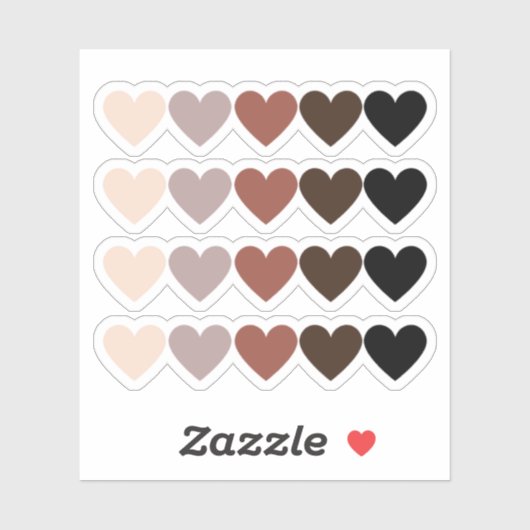 Heart Shades Sticker, BLM Stickers Telefon Aufkleber (Blatt)