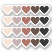 Heart Shades Sticker, BLM Stickers Telefon Aufkleber (Vorderseite)