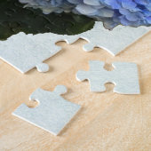 Heart Shape Blue Hydrangea Puzzle (Seite)