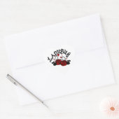 Heart Shape Ladybug Stickers (Umschlag)