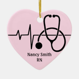 Heart Shape Ornament Healthcare Worker