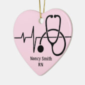 Heart Shape Ornament Healthcare Worker (Links)