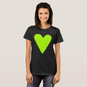 Heart Shape Symbol Love Kindness Peace Spring Bud T-Shirt (Vorne ganz)