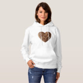 Heart-Shaped Artisan Sourdough with Smiley Face Hoodie (Vorne ganz)