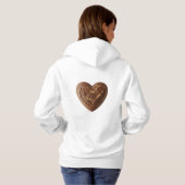 Heart-Shaped Artisan Sourdough with Smiley Face Hoodie (Schwarz voll)