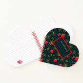 Heart Shaped Christmas Ornaments Notebook Notizblock (Innenseite)