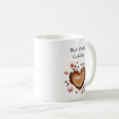 Heart Shaped Coffee Art, I Liebe Coffee, 11oz 15oz Kaffeetasse (VorderseiteRechts)
