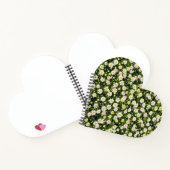 Heart-Shaped Daisy Meadow Notebook Notizblock (Innenseite)