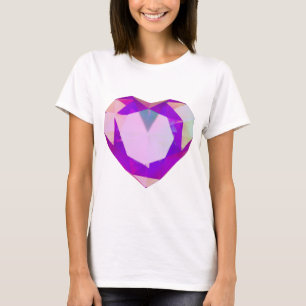 Heart shaped diamond t Shirt