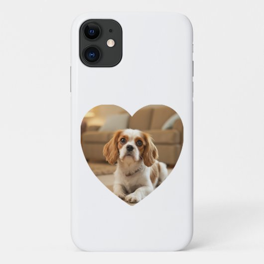 Heart-Shaped Dog Design Case-Mate iPhone Hülle (Rückseite)