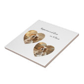 Heart-Shaped Dog Design – “Happiness on Four Paws” Fliese (Seite)