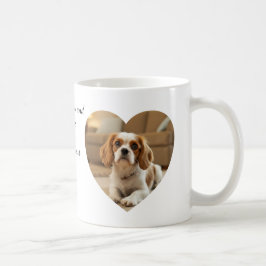 Heart-Shaped Dog Design – “Happiness on Four Paws” Kaffeetasse