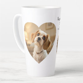 Heart-Shaped Dog Design – “Happiness on Four Paws” Milchtasse