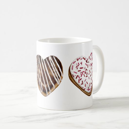 Heart Shaped Donut Tasse (VorderseiteRechts)