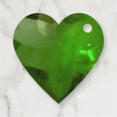 Heart‑Shaped Emerald Geschenkanhänger (Rückseite)