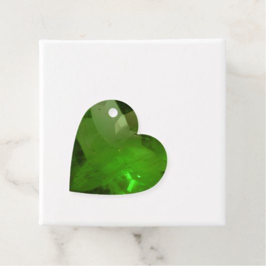 Heart‑Shaped Emerald Geschenkanhänger (Beispiel)