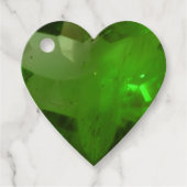 Heart‑Shaped Emerald Geschenkanhänger (Vorderseite)