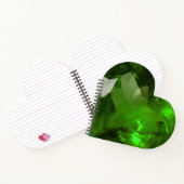 Heart‑Shaped Emerald Notizblock (Innenseite)