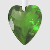 Heart‑Shaped Emerald Ornament (Vorderseite)
