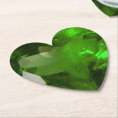 Heart‑Shaped Emerald Untersetzer (angewinkelt)