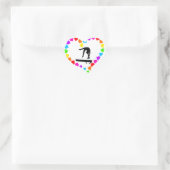 Heart Shaped Gymnastics Stickers (Tasche)